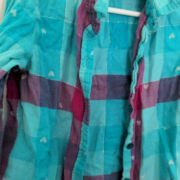 Faded Glory Girls Size 6 Flannel - Picture 2 of 4